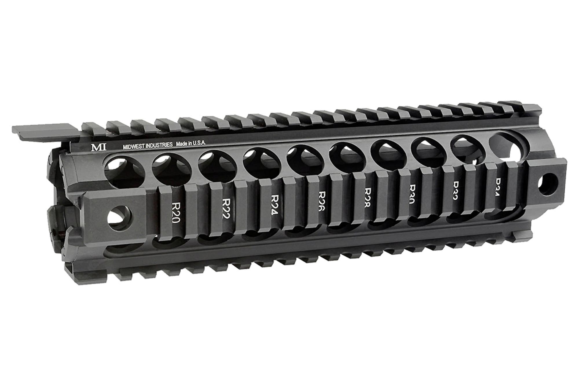 Midwest Industries 2 Piece Drop-In AR-15 Handguard Gen 2 - Mid-Length